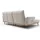 creation by rolf benz Eckcouch Chenille 2-Sitzer Grau