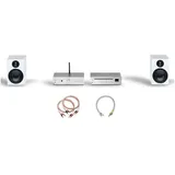 Pro-Ject Pro-Ject Stereo Set E CD Stereoanlage silberfarben|weiß