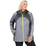 Ulla Popken Funktionsjacke Damen Grau/Gold/Weiß XL-XXL