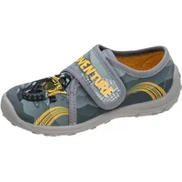 Fischer Markenschuh Boogy Hausschuh Grau 28