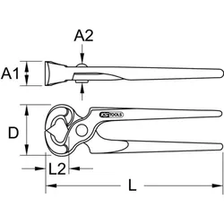 BERYLLIUMplus Kneifzange 230mm