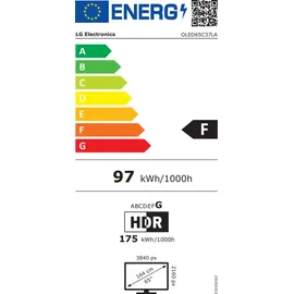 LG OLED65C37LA 65" 4K OLED evo TV C3 (EU-Modell)