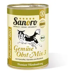 Sanoro BIO Gemüse-Obst-Mix 3 mit Bio-Kartoffel 12x400g