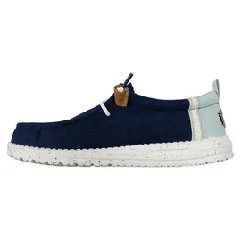 HEYDUDE Wally Craft Linen Herren Navy 42