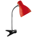 Licht-Erlebnisse Tischlampe, (B)14.5 x (L)11.7 x (H)36 cm in Edelstahl Rot Schwarz | Gr.: onesize