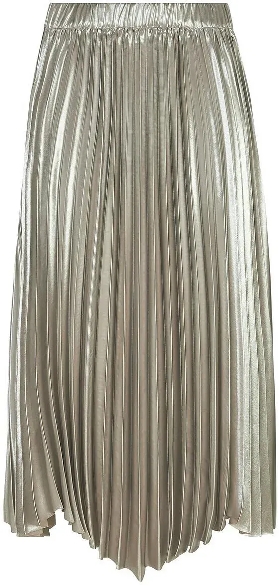 Langer Plissee-Rock BASLER beige, 40