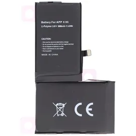 AccuCell 3000mAh Akku passend für Apple iPhone X Li-Polymer 3,81 Volt 11,4Wh high capacity built-in ohne Werkzeug