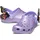 Crocs Unisex Kinder Classic IAM Butterfly Clog T Clog, Mystic Purple, 20/21 EU