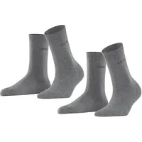 Esprit Damen Socken Uni 2-Pack W SO 2P 18531-3390 39-42