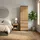 home collective Kleiderschrank 50 x 40 x 180 cm Anthrazit/Eiche