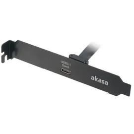 Akasa USB-C auf USB-C Adapter 0,5 m Schwarz