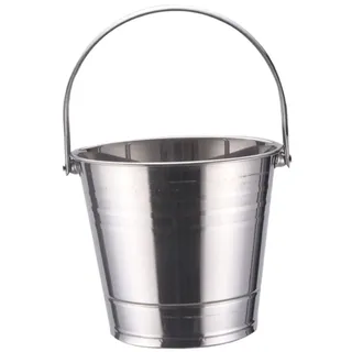 Warmhm Edelstahl Eimer 3L – Hochwertiger Eiskübel Mit Griff Für Wein - Bier Und Getränke – Perfekt Für Partys - Hochzeiten Und BBQs – Robustes Material Elegantes Design