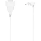 Hama 00223265 Strom Verlängerungskabel Weiß 3m H03VVH2-F 2G 0,75mm2