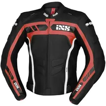 IXS Sport RS-600 1.0 Lederjacke Schwarz/Rot/Weiß 56