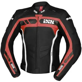 IXS Sport RS-600 1.0 Lederjacke Schwarz/Rot/Weiß 56