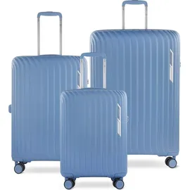 Bugatti Hera Koffer-Set 3-tlg. denim/hellblau