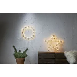 Star Trading Weihnachtsbeleuchtung, Stern Silhouette 'Flower, 200 ww LED