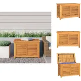 Vidaxl - Gartenbox mit Beutel 90x50x58 cm Massivholz Teak - Gartenbox - Teakholz - Outdoor Möbel - Außenmöbel - Gartenaufbewahrung