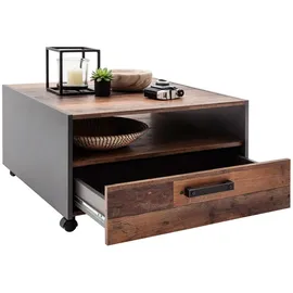 trendteam Old Wood Grau/Braun/Beige 70 x 40 x 70 cm