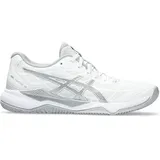 Asics Damen Netballschuhe GEL-TACTIC 12, WHITE/PURE SILVER, 41 1⁄2