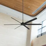 Westinghouse Widespan Deckenventilator, schwarz, schwarz, für Wohn- / Esszimmer, Aluminium, Modern - 254 cm - 254 cm - 83 cm