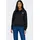 Only Kapuzensweatshirt ONLALINA LIFE L/S PRINT HOOD SWT schwarz L (40)