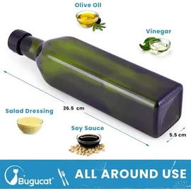 luxuskollektion Öl- und Essigflasche Glas 500 ml Spender Tropffrei