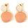 FIRETTI Ohrstecker Schick, modern, einzigartig orange 89139589 Metall