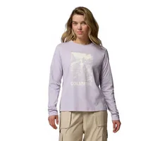 Columbia Rolling BendTM Graphic Langarm-t-shirt - Lavender Pearl /