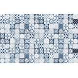 KOMAR Vliestapete Blau, weiß) - 400x250 cm x 250 cm