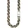 Bruno Banani Edelstahlkette Schmuck Geschenk breite Kette bicolor Gold/Schwarz L: 55 B: 12mm