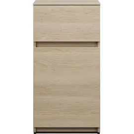Burgbad Lin20 Unterschrank 40 x 78 x 36 cm Eiche Dekor Cashmere