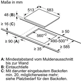Bosch Herdset BOSCH Backofen Teleskopauszug 3D-Heißluft + Cerankochfeld Kindersicherung autark 60cm