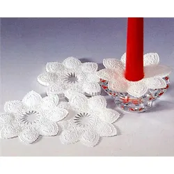VEPATIM 100x Kerzen-Manschetten aus Papier O 10 cm