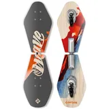Streetsurfing Waveboard Wooden Wave Rider, Design: Abstract, 500079, M