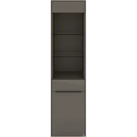 Set One by Musterring Standvitrine Reno 48 x 42 x 185 cm Grau