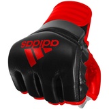 adidas Unisex Traditionel grapping glove Mma handschuhe, schwarz/ rot, XL EU