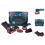 Bosch GEX 18V-125 inkl. 2 x 4,0 Ah + Ladegerät + L-Boxx