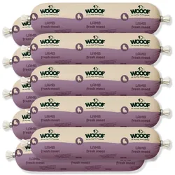 WOOOF Lammwurst Frisch | 8 kg Hundewurst | natürlich, ohne Aromen, Duft- und Farbstoffe