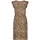 Zero Minikleid mit Gürtel Beige/Braun 44