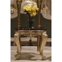 Casa Padrino Beistelltisch »Luxus Barock Beistelltisch Dunkelbraun / Gold - Prunkvoller handgefertigter Tisch im Barockstil - Barock Möbel«