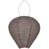 EGLO Lampion Kunststoff 30,0 cm Solar inkl. LED warmweiß beige
