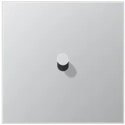 Jung AL12-0K0 Abdeckung mit Kipphebel ”Kegel”, 1 Kipphebel, Serie LS 1912, Aluminium AL120K0