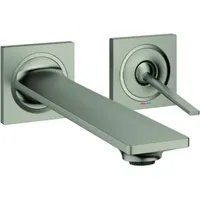 Grohe Allure 2-Loch-Waschtischbatterie Satin Steel