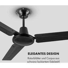 Klarstein Spin Doctor Deckenventilator schwarz