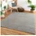 Steffensmeier Kurzflor Teppich Cambridge, Wohnzimmer, Schlafzimmer, in Grau, Größe: 80x300 cm