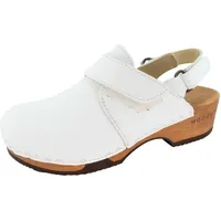 woody Damen Cornelia Clog, Weiss, 39 EU