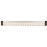 GLOBO LIGHTING LED Unterbauleuchte, LED-Leuchtmittel fest verbaut, Warmweiß, LED Unterbau Leuchte Bewegungsmelder ALU Möbel Schrank Lampe silberfarben