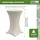 Baumarktplus 2x Stehtischhusse Stretch 70 cm beige Tischdecke Husse Bistrotisch Partytisch