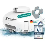 KRONFELD Poolroboter Akku inkl. einzigartigem Feinstaubfilter - 120 min. leistungsstarke Reinigung - Poolsauger für jeden Pool - Poolroboter mit Akku